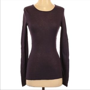 NWT Line knit wear Long sleeve purple cashmere